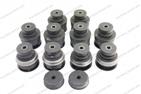 Exterior - Kit tampoane caroserie cauciuc Nissan Patrol Y60 lung - PATROL SHOP