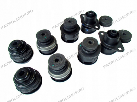 Tampoane Caroserie - Kit tampoane caroserie cauciuc Nissan Patrol Y61 scurt - PATROL SHOP