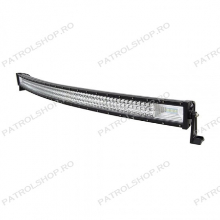Lumini - Ledbar curbat 130 cm 675W Spot & Flood Combo Beam - PATROL SHOP