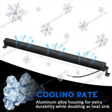 Ledbar curbat 130 cm 975W Spot & Flood Combo Beam - PATROL SHOP [3]