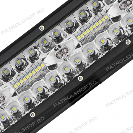 Ledbar drept 107 cm 900W Spot & Flood Combo Beam - PATROL SHOP [1]