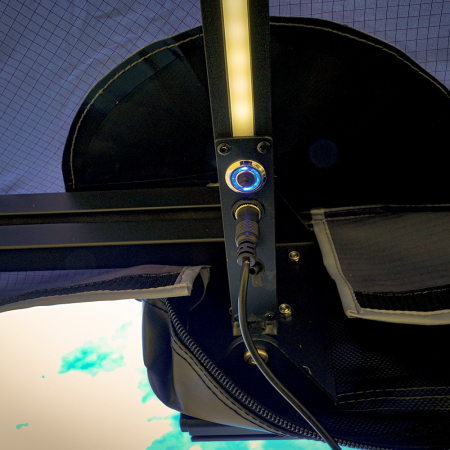 Marchiză auto OVERLANDER 2.4 m 180 grade cu LED [12]