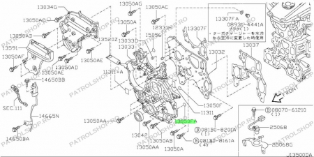 Garnituri, Simeringuri - O-ring pompa ulei OEM Nissan Patrol Y61 3.0 - PATROL SHOP