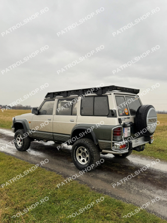 Accesorii Overlanding - Portbagaj plafon roof-rack slim aluminiu Nissan Patrol Y60 Scurt - PATROL SHOP