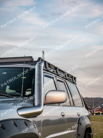 Accesorii Overlanding - Portbagaj plafon roof-rack slim aluminiu Nissan Patrol Y61 Lung - PATROL SHOP