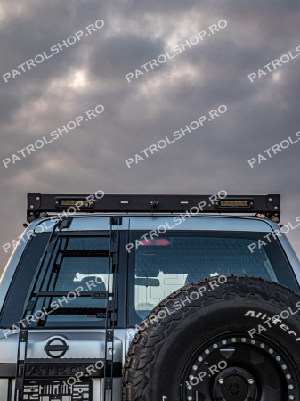 Slim aluminium roof-rack Nissan Patrol Y61 LWB - PATROL SHOP [13]