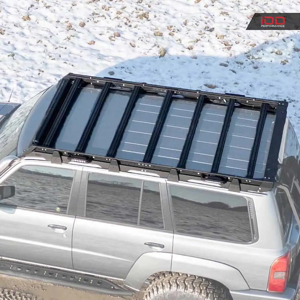 Portbagaj plafon roof-rack slim aluminiu Nissan Patrol Y61 Lung - PATROL SHOP [3]
