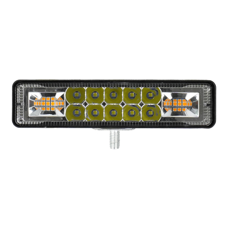 EXTERIOR - Proiector LED 48W - lumina alba + stroboscop galben - 10-30V