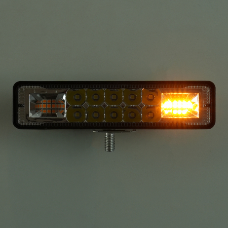 Proiector LED 48W - lumina alba + stroboscop galben - 10-30V [4]