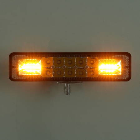 Proiector LED 48W - lumina alba + stroboscop galben - 10-30V [3]