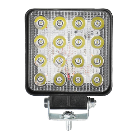 EXTERIOR - Proiector LED patrat 48W - 16 LED-uri - 12-24V