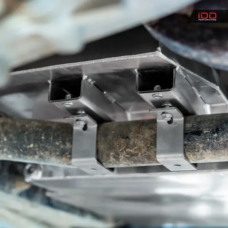 Fuel/water sub tank Nissan Patrol Y61 LWB - 55 liters stainless steel [9]