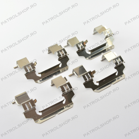 Sistem Franare - Set accesorii montare placute frana fata Nissan Patrol Y61 - PATROL SHOP
