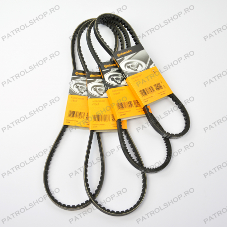 Timing & Belts - V-belts set (incl. A/C compressor) CONTITECH Nissan Patrol Y60 Y61 2.8 - PATROL SHOP