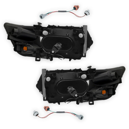 Set faruri angel eyes + semnalizari tuning clare Nissan Patrol Y61 1998-2004 [2]