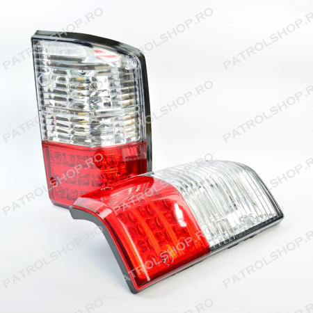 Exterior - Set lampi spate LED clare Nissan Patrol Y60 - PATROL SHOP