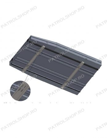 Accesorii Overlanding - Set suporti cort pentru roof-rack IOD Nissan Patrol Y60 Y61 - PATROL SHOP