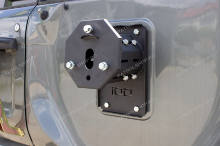 Accesorii Overlanding - Suport reglabil roata de rezerva usa portbagaj Nissan Patrol Y61 - PATROL SHOP