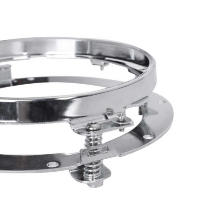 7 inch headlight mounting bracket - chrome [3]