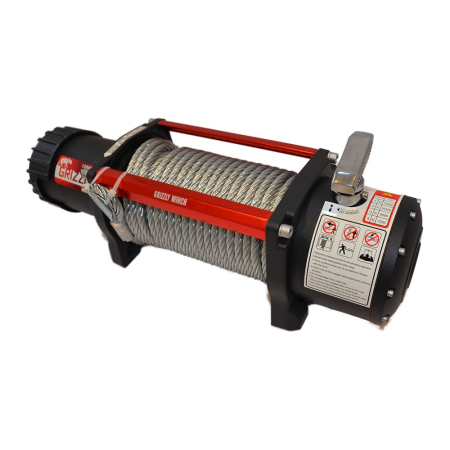 Troliu electric Grizzly 13000 lbs - 5897 kg - raport 180:1 - cablu otel - PATROL SHOP [2]