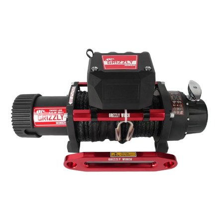 Electric winch Grizzly 13000 lbs - 5897 kg - synthetic rope - PATROL SHOP [3]