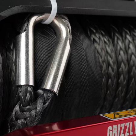 Electric winch Grizzly 13500 lbs - 6123 kg - synthetic rope - PATROL SHOP [2]