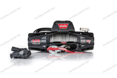 Trolii Electrice - Troliu WARN VR EVO 12-S - 5443 kg - cablu sintetic - PATROL SHOP