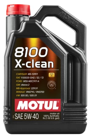 Engine Oil - Engine oil MOTUL 8100 X-CLEAN 5W-40 5 liters
