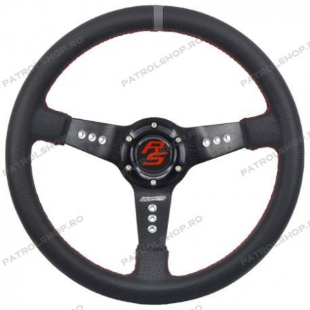 Interior - Volan universal 350x65 mm piele ecologica RACES - PATROL SHOP