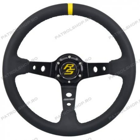 Interior - Volan universal 350x90 mm piele ecologica RACES - PATROL SHOP