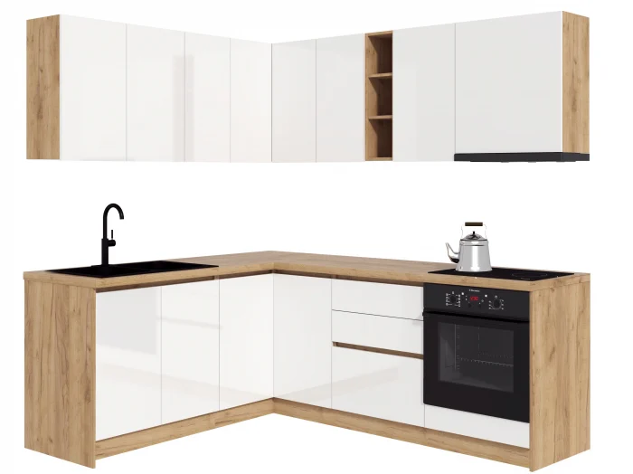 Bucatarie colt Chelsea V1 Alb [3]