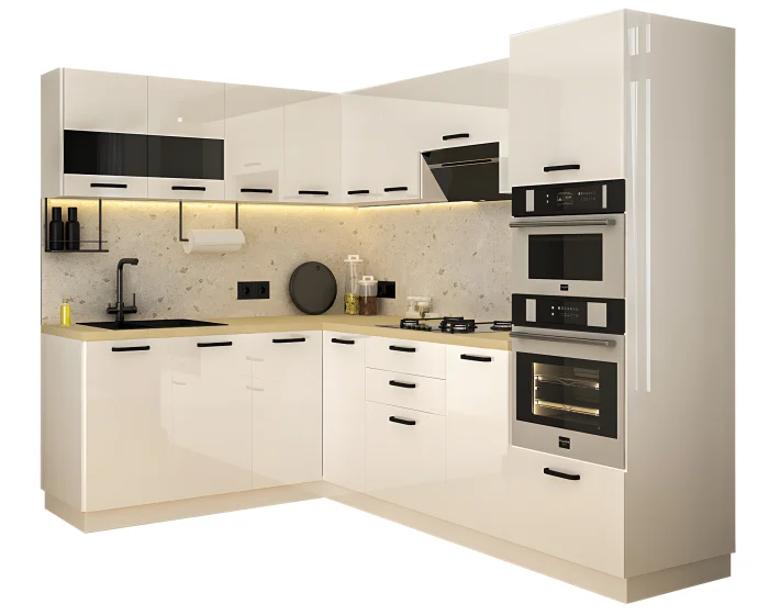 Bucatarie Daria colt V1 Alb [3]