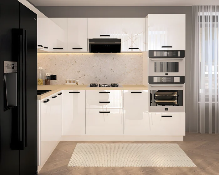 Bucatarie Daria colt V1 Alb [2]