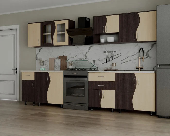 Bucatarie Paula S Wenge + Mesteacan [2]