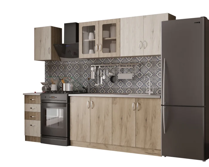 Bucatarie Venus Ro, 200x60x200 cm, K001 + K002 [3]