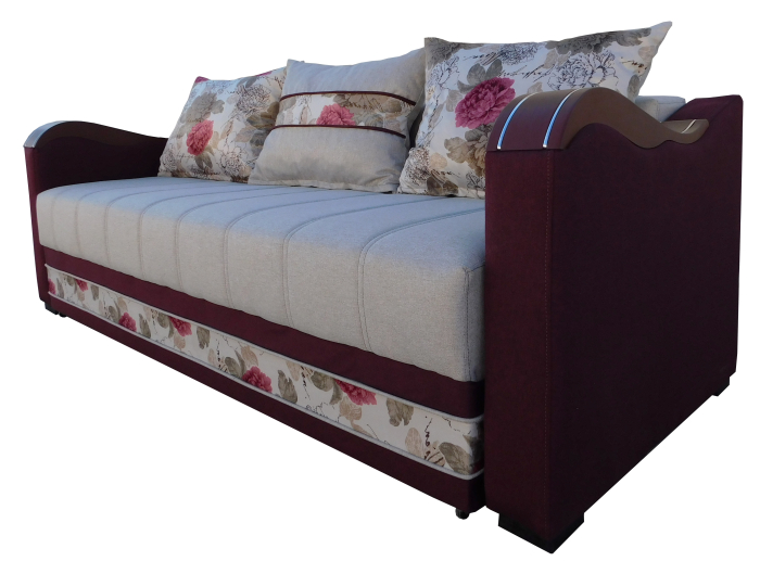 Canapea Lucia Gri/Bordo [2]