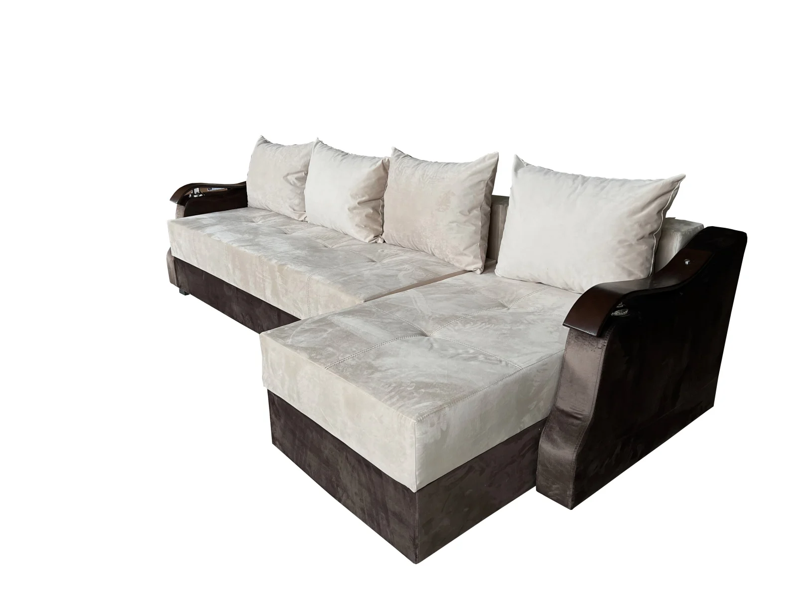 Coltar Extensibil Dana, 300X145X70 Cm, Cappuccino [4]