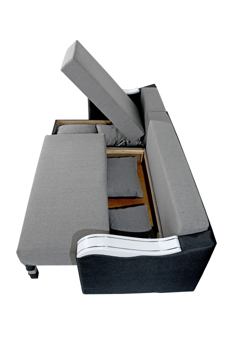 Coltar extensibil Lucia Gri/negru [5]