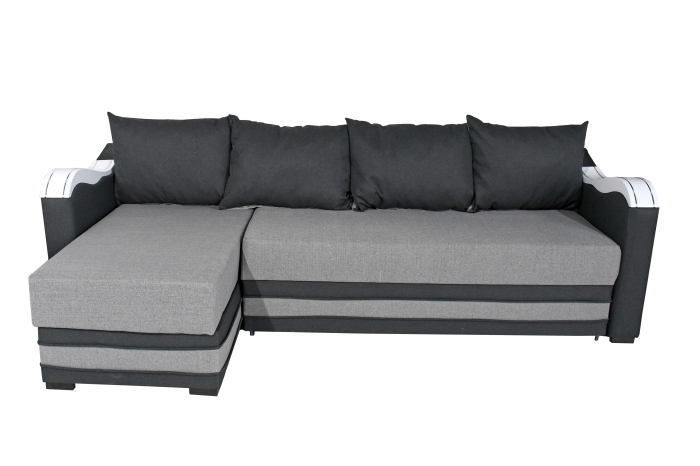 Coltar extensibil Lucia Gri/negru [2]