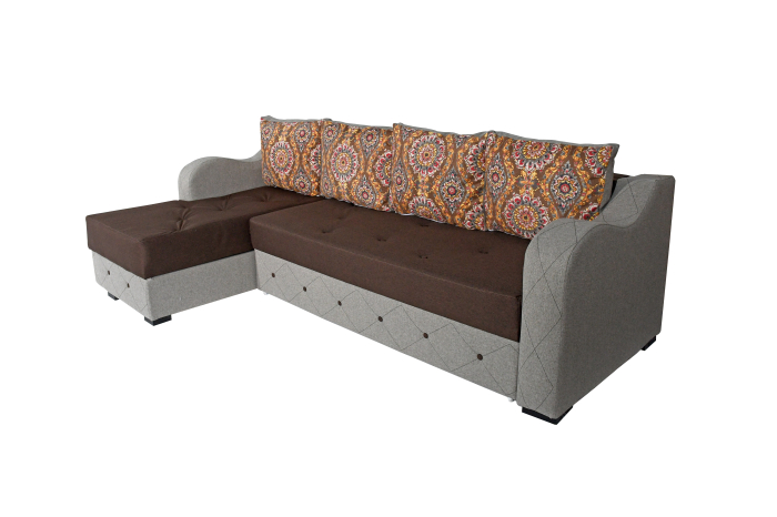 Coltar extensibil Orhideea Gri/Maro [2]