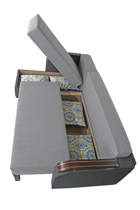 Coltar extensibil Lory Gri/Gri inchis [5]