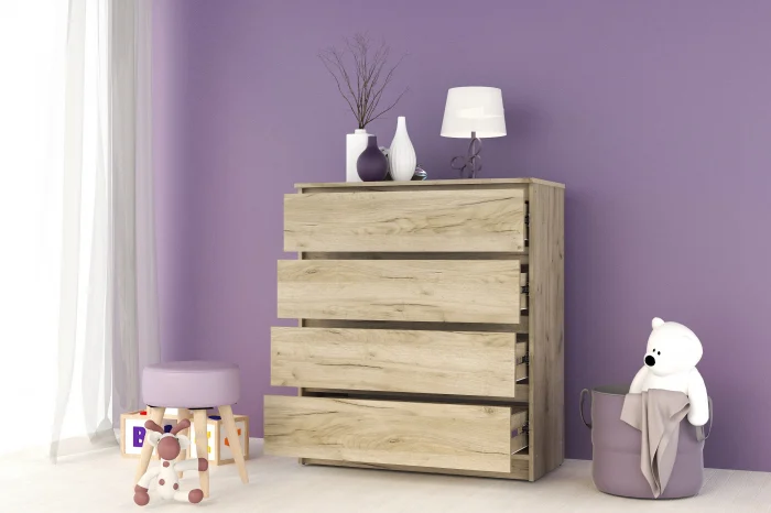 Comoda MP5 4S, 90x44x103cm, Stejar k002 [2]