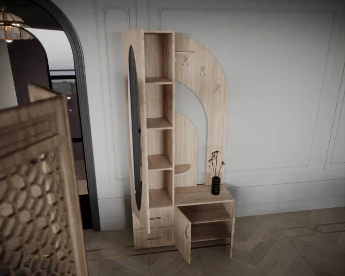 Cuier Thomas,100x34x200 cm, Sonoma [3]