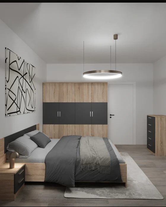 Dormitor Betty Sonoma+Grafit [2]