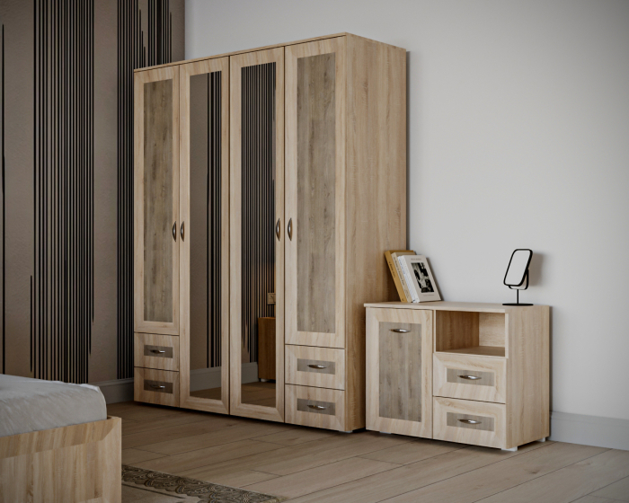 Dormitor Palermo Sonoma+Trufe [3]