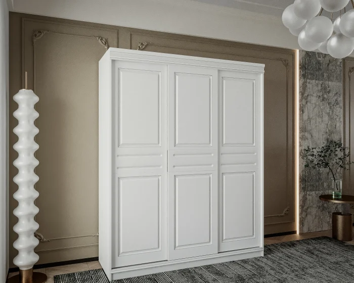 Dressing BD05 Alb, 160x55x200cm [3]