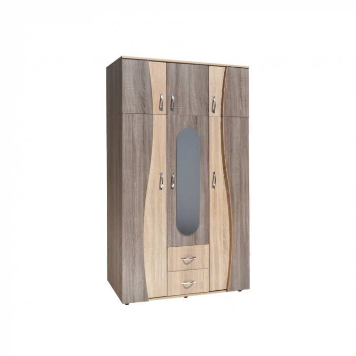 Dulap 3U S 120x50x198cm Sonoma+Truffe [1]