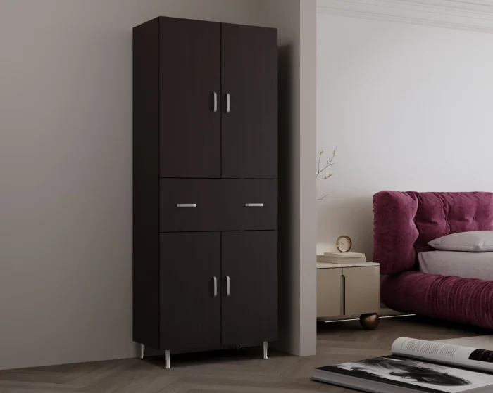 Dulap 4U-1S , 70x35x180 cm Wenge [2]