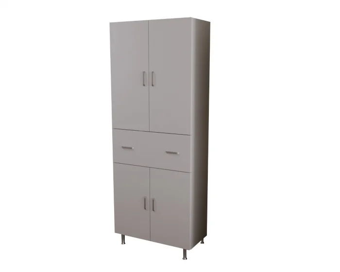 Dulap 4Usi -1S , 70x35x180 cm Alb [5]