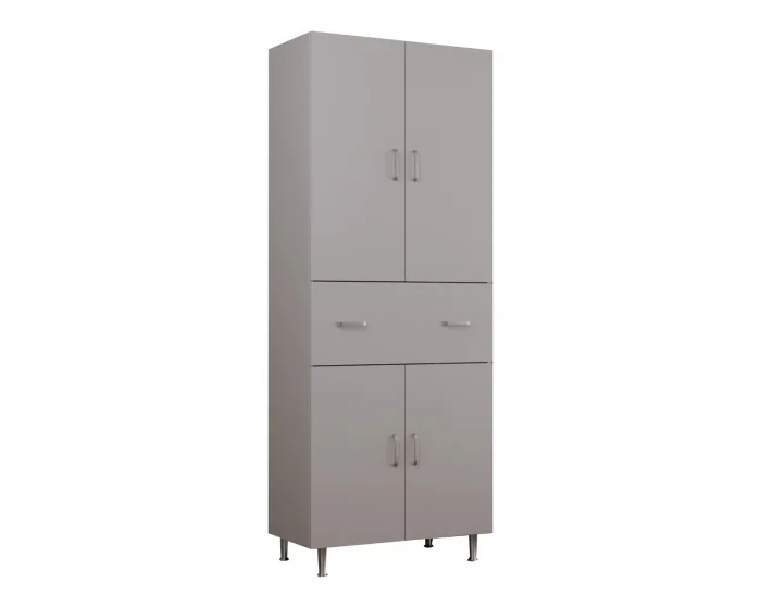 Dulap 4Usi -1S , 70x35x180 cm Alb [4]